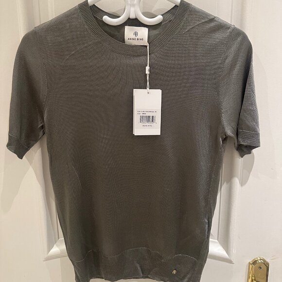 Anine Bing Top, Green, XS - NWT - Picture 5 of 7